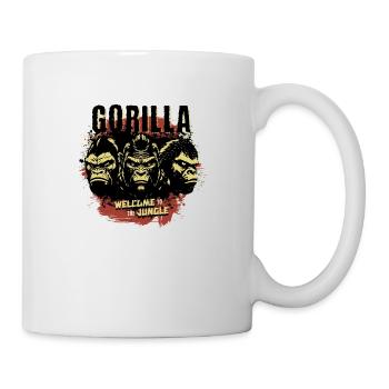 Gorilla Bienvenue dans la jungle - Mug blanc - blanc - Droite
