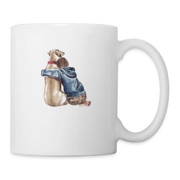 Immer an meiner Seite - Tasse - Weiß - Rechts