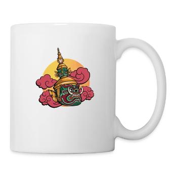 Cambodia Warrior Khmer Sword Flag I Gift - Mug - white - Right