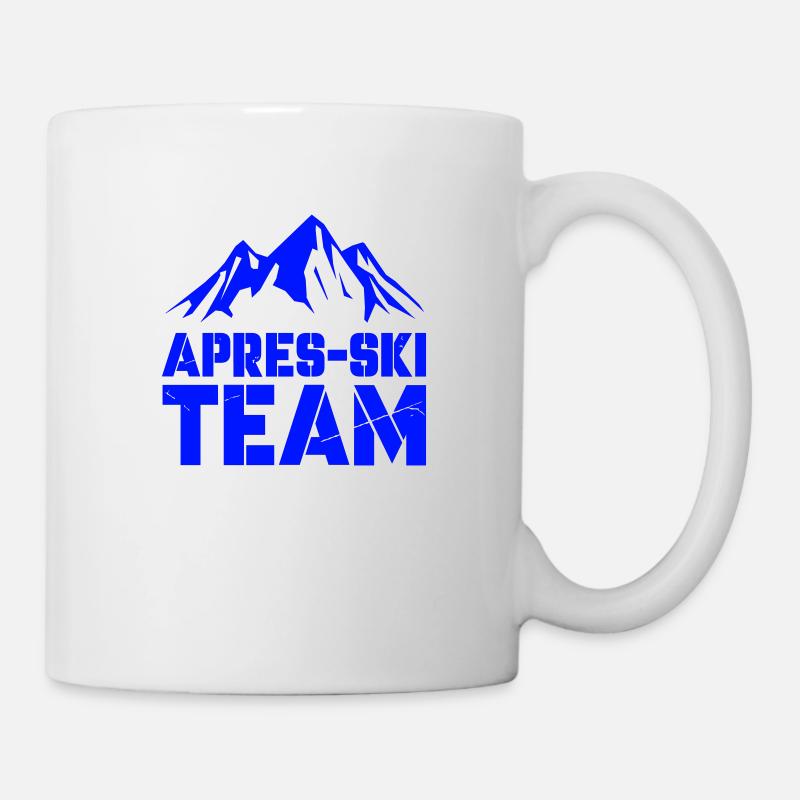 Après-ski de montagne - Mug blanc - blanc