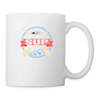 SUP Stand Up Paddling Board - Mug - white - Right