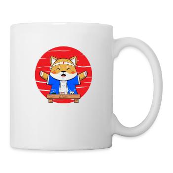Shiba Inu Chien Sushi Japon Akita I Cadeau - Mug blanc - blanc - Droite