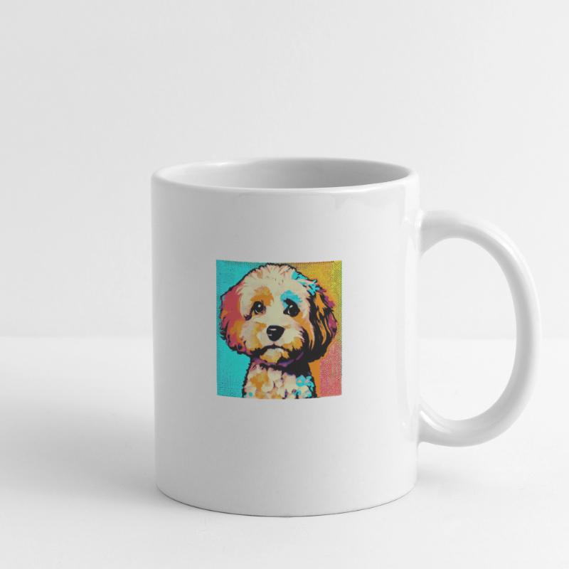 Cavapoo Pop Art Mug