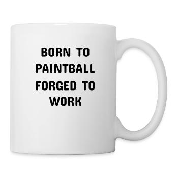 Paintball Airsoft - Tasse - Weiß - Rechts