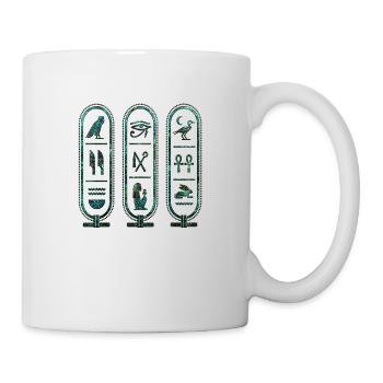 Egypt Egypt Isis Pharaohs Pharaoh Pyramid Africa - Mug - white - Right