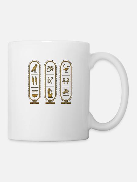 Ägypten Ägypten Isis Pharaonen Pharaonen Pyramide Afrika - Tasse - Weiß