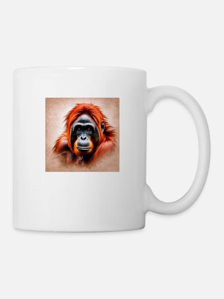 Orangutan 01 - Mug - white