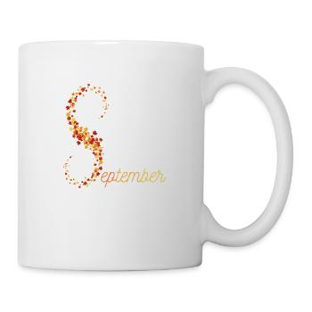 September - Tasse - Weiß - Rechts