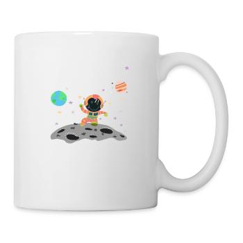Astronaut orange orange - Mug - white - Right