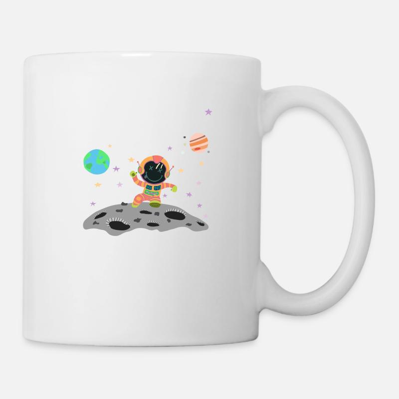 Astronaut orange orange - Tasse - Weiß