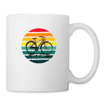 Vélo vintage - Mug blanc - blanc - Droite