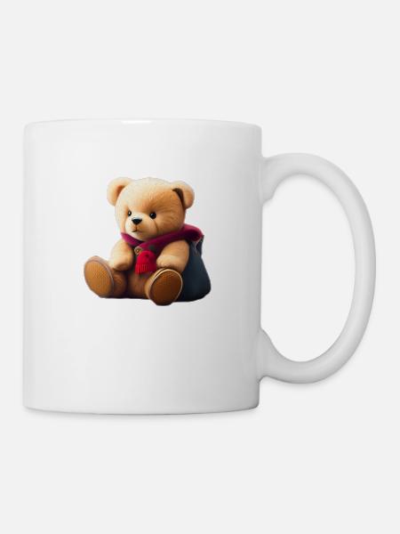 Teddybär - Tasse - Weiß