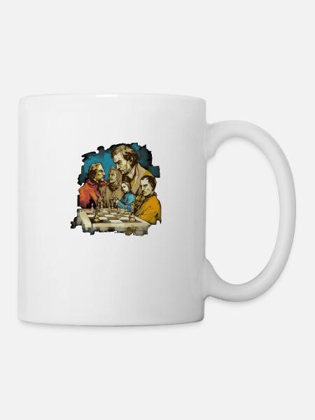 Schachwissenschaft - Tasse - Weiß