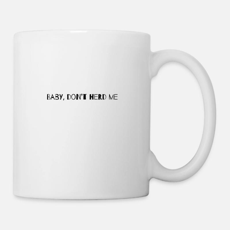 Baby, don't herd me - Mug - white
