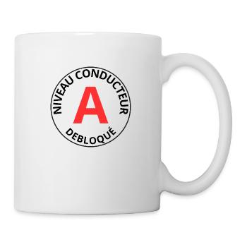 Jeune permis - Mug blanc - blanc - Droite