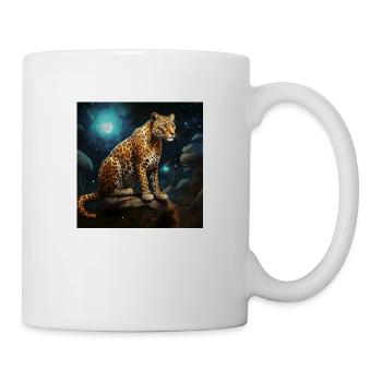 LEOPARD - Mug blanc - blanc - Droite