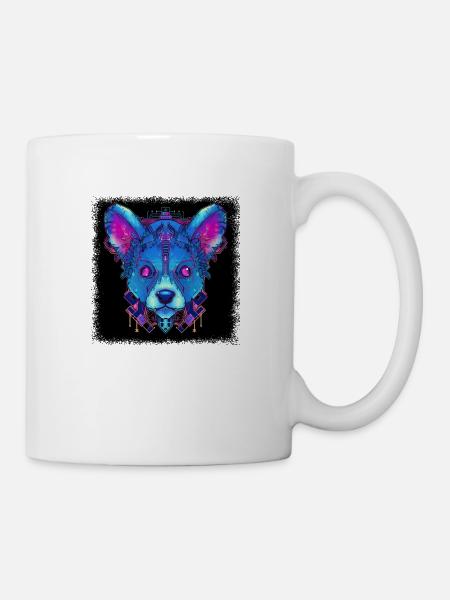 sayings design happy aussie joke geek cool jokes - Tasse - Weiß