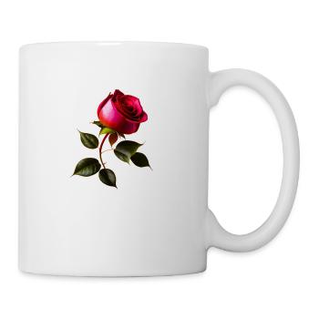 Red Rose - Mug - white - Right