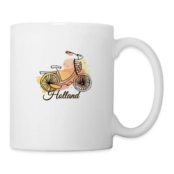Dutch Bicycle Explorer: Ride through Holland - Mug - white - Right
