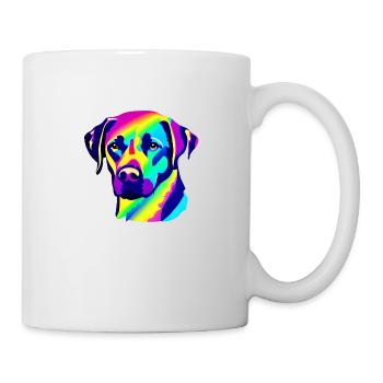 Labrador propriétaire chiot Labrador Retriever - Mug blanc - blanc - Droite