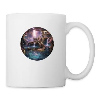 Einhüllende Sternenzauber - Tasse - Weiß - Rechts