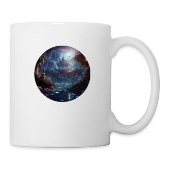 Mystische Himmelswelt - Tasse - Weiß - Rechts