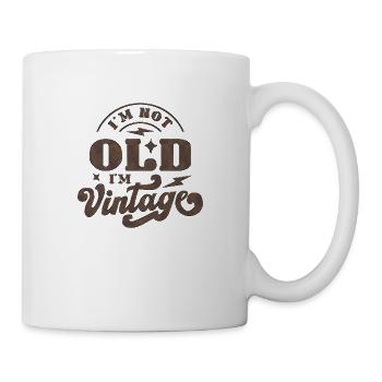 50th Birthday vintage retro Born in 1973 Birthday - Mug - white - Right