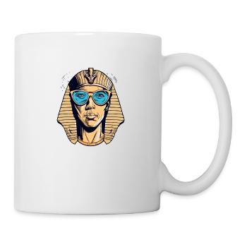 Zadi le pharaon à lunettes - Mug blanc - blanc - Droite