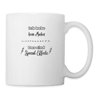 Lustige Shirts - für Kinder und Erwachsene - Tasse - Weiß - Rechts
