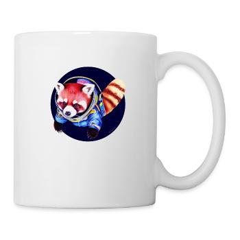 Weltraum-Panda - Tasse - Weiß - Rechts
