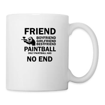 Paintball Airsoft - Tasse - Weiß - Rechts