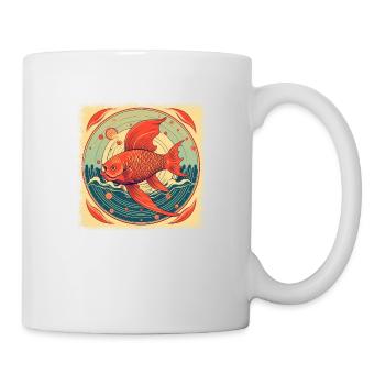 tournois de pêche bateau canne à pêche citation blague - Mug blanc - blanc - Droite