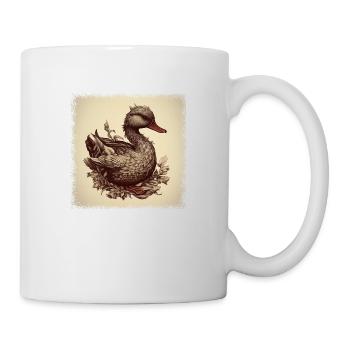 bathtube bath gift animal welfare baby duck - Mug - white - Right