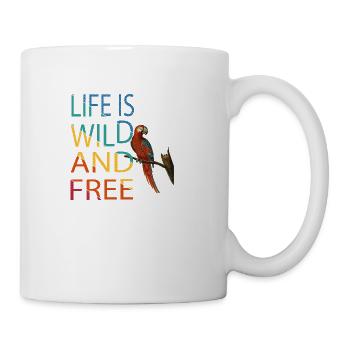 Life is Wild and Free - Mug - white - Right