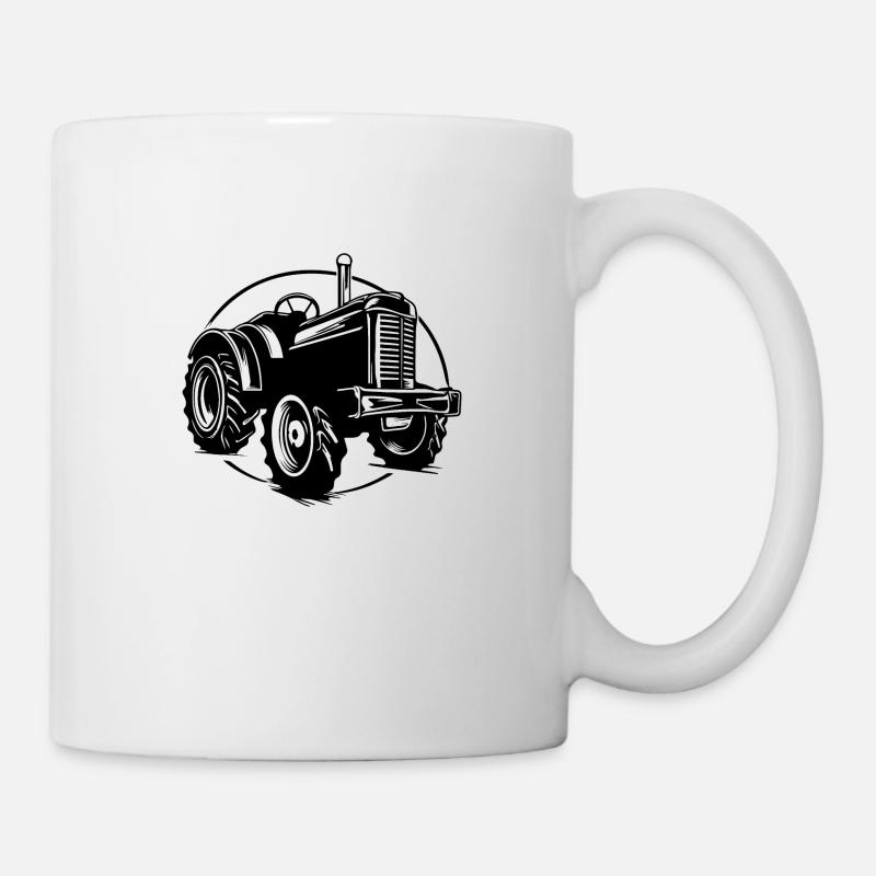 Traktor - Tasse - Weiß