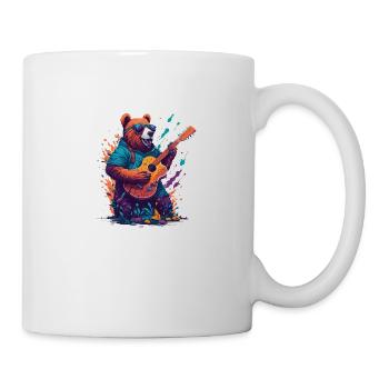 Klingelnder Bär - Tasse - Weiß - Rechts