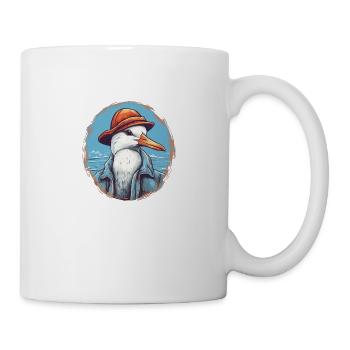 Möwe - Tasse - Weiß - Rechts