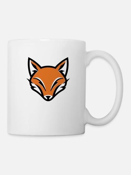 Schelmischer Fuchs - Tasse - Weiß