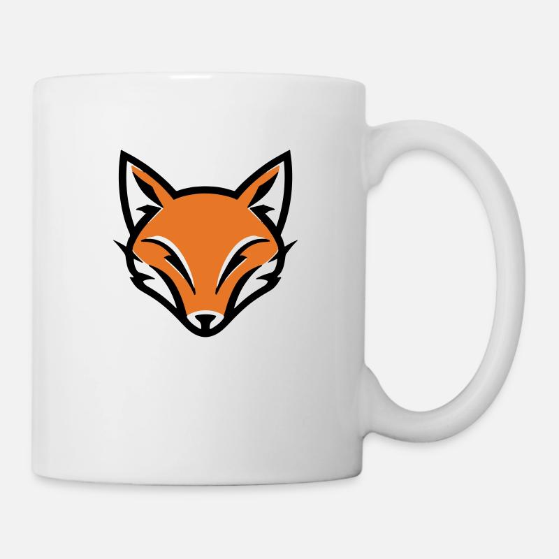 Schelmischer Fuchs - Tasse - Weiß