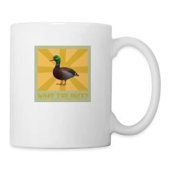 What the Duck - Das Entenshirt - Mug - white - Right
