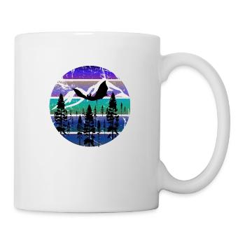 Chauve-souris d’humeur fraîche du soir - Mug blanc - blanc - Droite