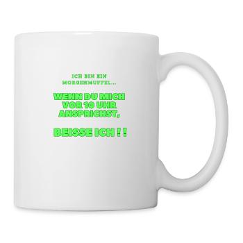 Ich bin ein Morgenmuffel... - Tasse - Weiß - Rechts
