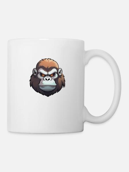 Gorilla Anime - Tasse - Weiß