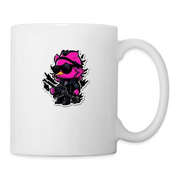 Canard de roche - Mug blanc - blanc - Droite