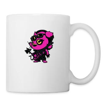 Canard de roche - Mug blanc - blanc - Droite