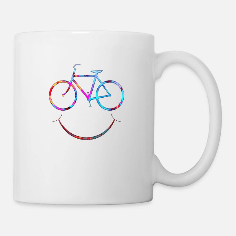 cycliste cyclisme BMX vélo sport VTT hobby - Mug blanc - blanc