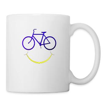cyclist cycling bmx bike sport mountain biking hobby - Mug - white - Right