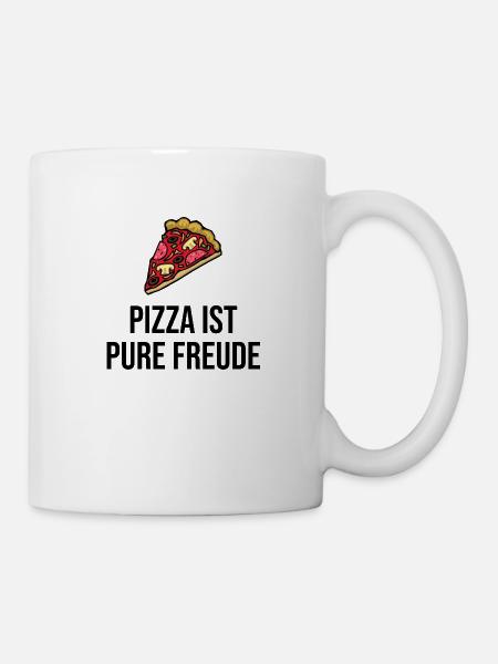 Pizza is pure joy - Mug - white