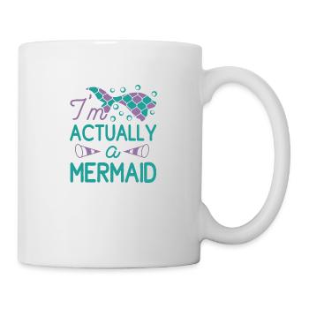 Je suis actuellement une sirène, Mermaids Summer Fun - Mug blanc - blanc - Droite