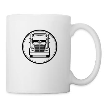 Truck Driver Truck Truck - Mug - white - Right